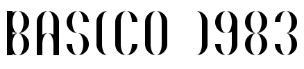 Basico 1983 Font Image