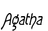 Agatha Font Image