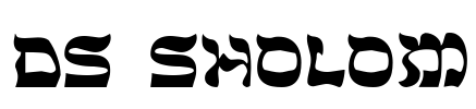 DS Sholom Font Image