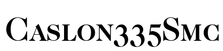 Caslon335Smc