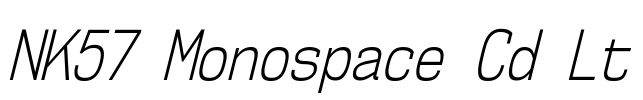 NK57 Monospace Cd Lt