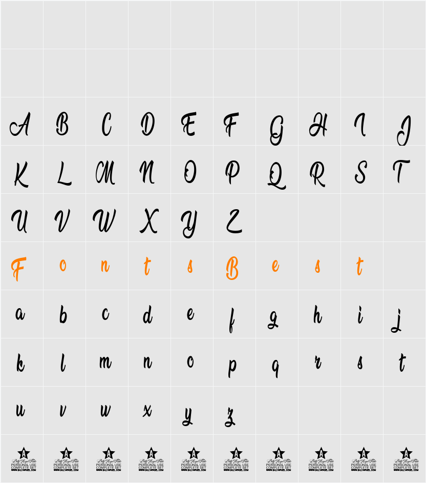 Amandita Character Map