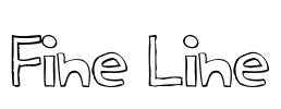 Fine Line Font Image