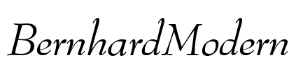 BernhardModern Font Image