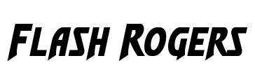 Flash Rogers Font Image