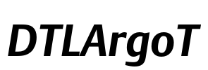 DTLArgoT Font Image