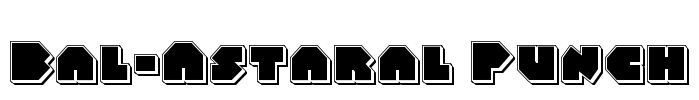 Bal-Astaral Punch Font Image
