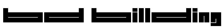 BD BillDing Font Image