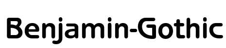 Benjamin-Gothic Font Image