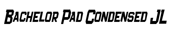 Bachelor Pad Condensed JL Font Image
