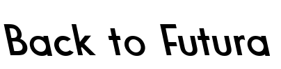 Back to Futura Font Image