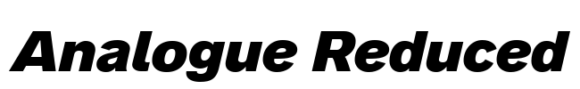Analogue Reduced