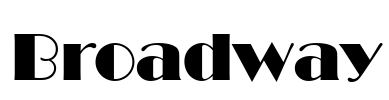 Broadway Font Image
