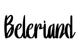 Beleriand Font Image