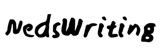 NedsWriting Font Image
