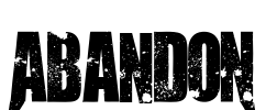 AbandoN Font Image