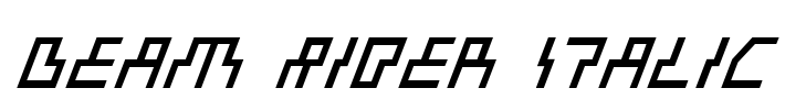 Beam Rider Italic