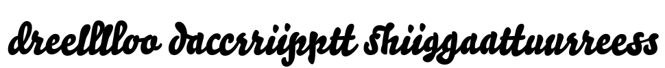 Bello Script Ligatures Font Image