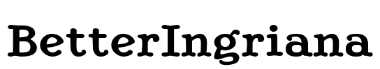 BetterIngriana Font Image