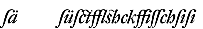 DTL Fleischmann Font Image