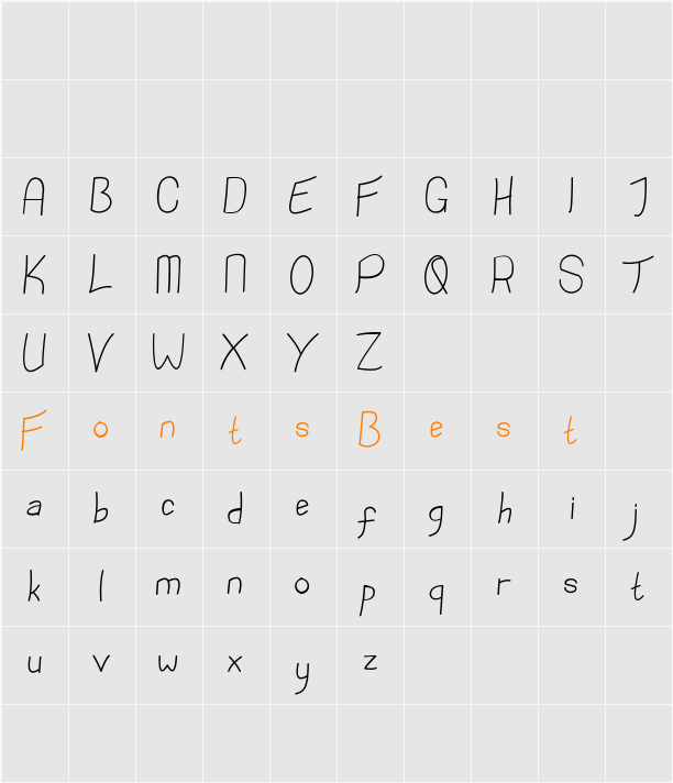 Bollolo Character Map
