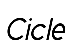 Cicle Font Image