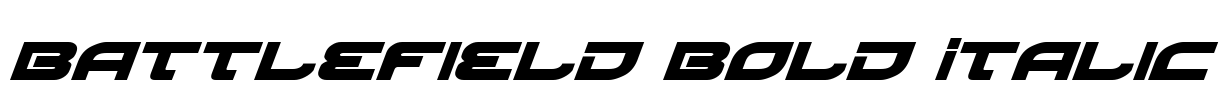 Battlefield Bold Italic