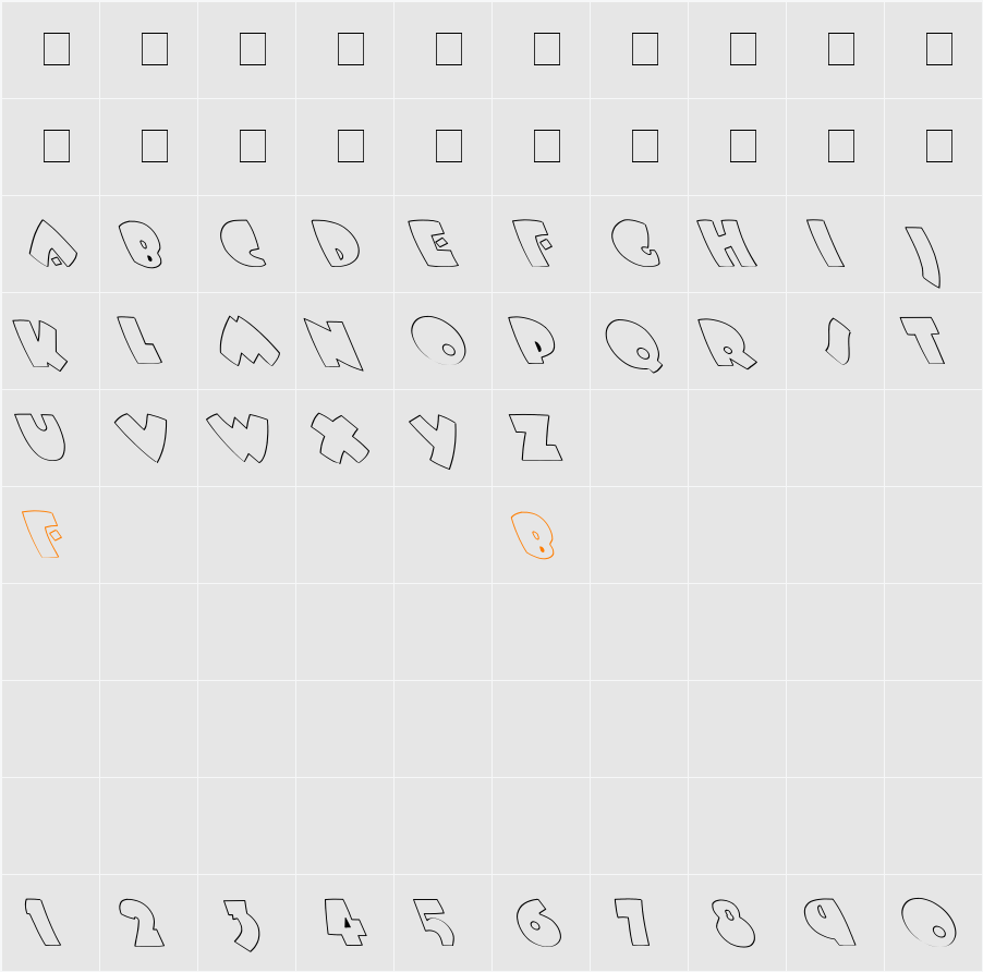 Bees Wax Hollow Extreme Lefty Character Map