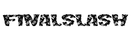 FinalSlash Font Image