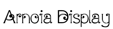 Arnoia Display Font Image