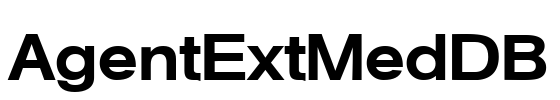 AgentExtMedDB Font Image