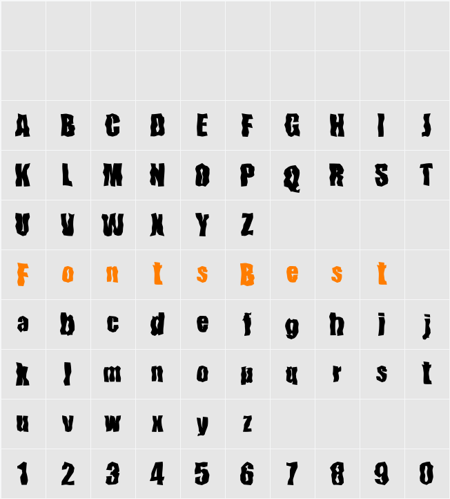 Fender Bender Character Map