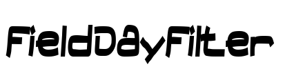 FieldDayFilter Font Image