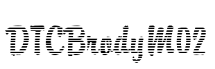 DTCBrodyM02 Font Image