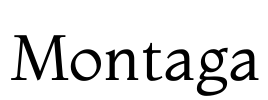 Montaga Font Image