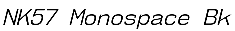 NK57 Monospace Bk