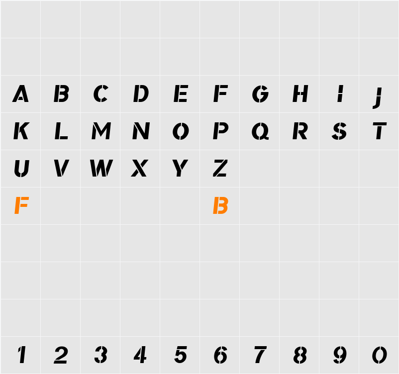 Bomber TV Wide Character Map