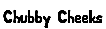 Chubby Cheeks Font Image