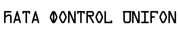 Data Control Unifon
