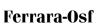 Ferrara-Osf Font Image