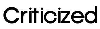 Criticized Font Image