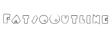 FatsoOutline Font Image