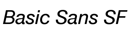 Basic Sans SF Font Image