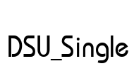 DSU_Single Font Image