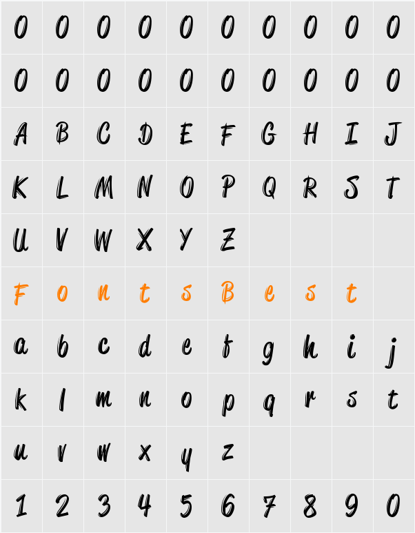 Ateeca Character Map
