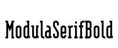 ModulaSerifBold