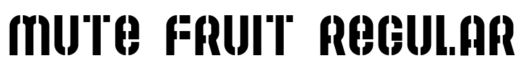 Mute Fruit Regular