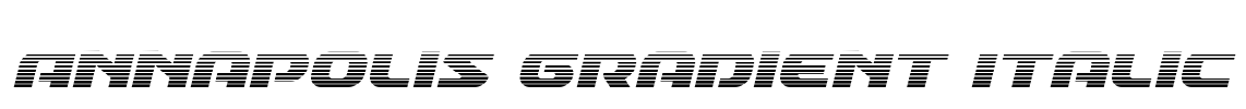 Annapolis Gradient Italic