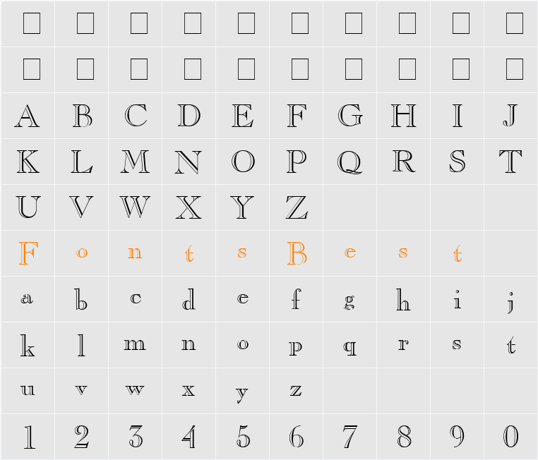 CharlesOpen Character Map