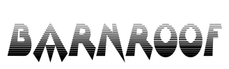 Barnroof Font Image